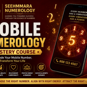 Mobile Numerology Mastery Course By SEEHMMARA NUMEROLOGY